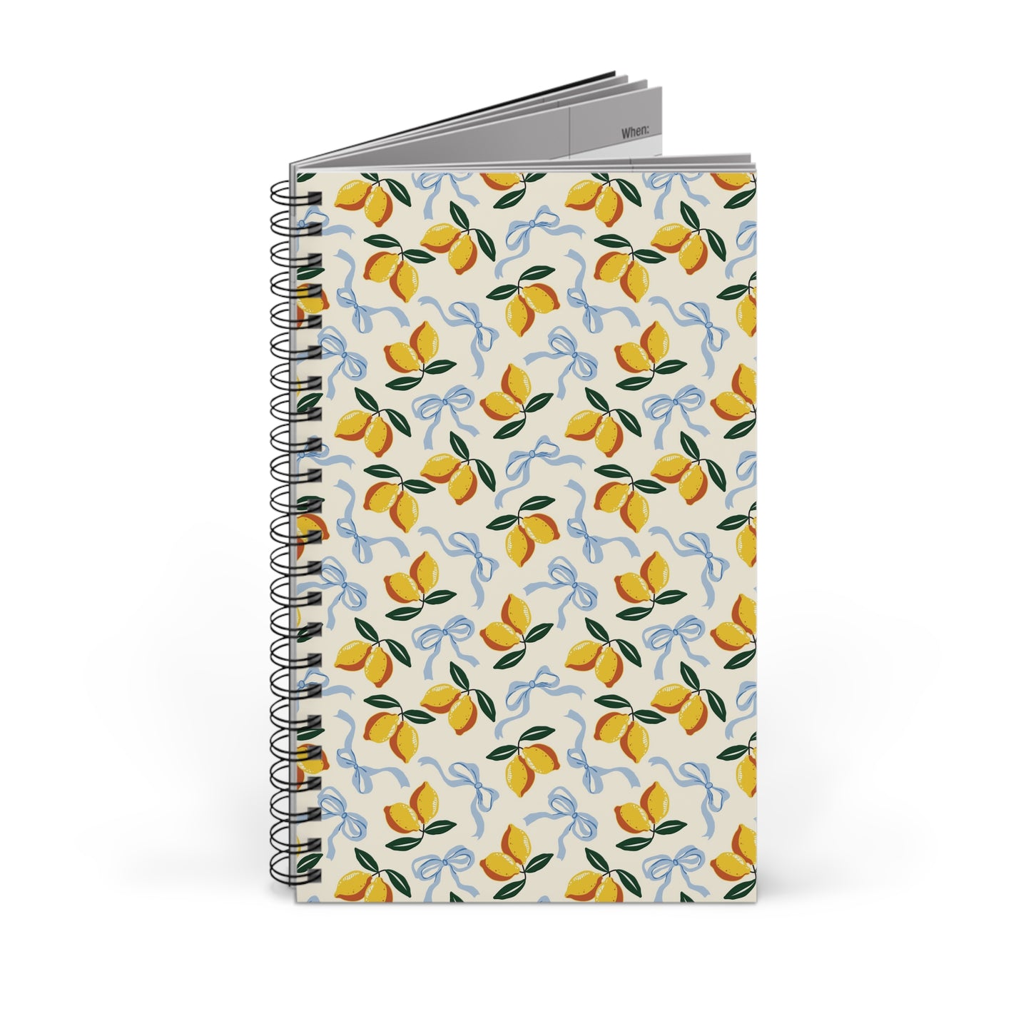 Lemon Blossom - Spiral Journal [Daily Planner]