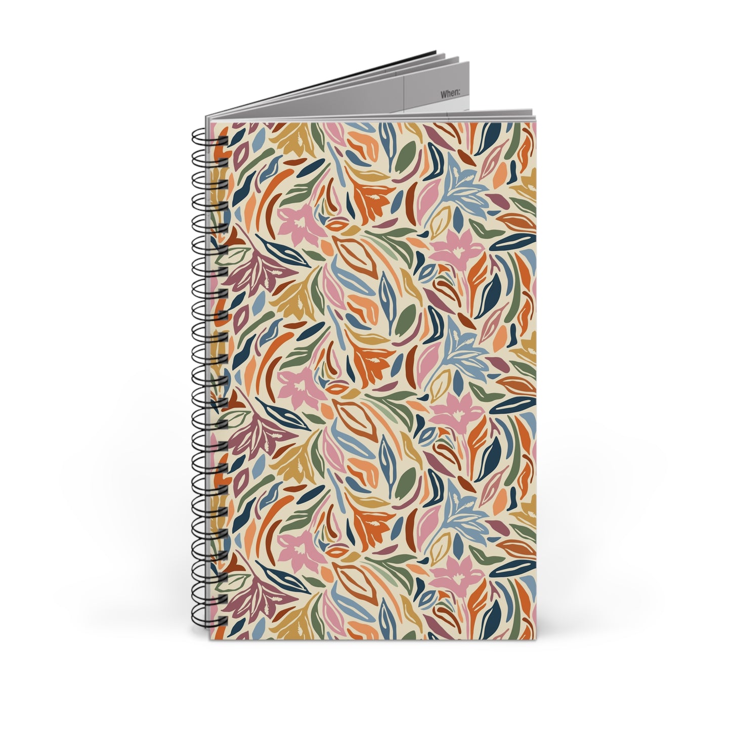 Palette of Thoughts - Spiral Journal [Daily Planner]