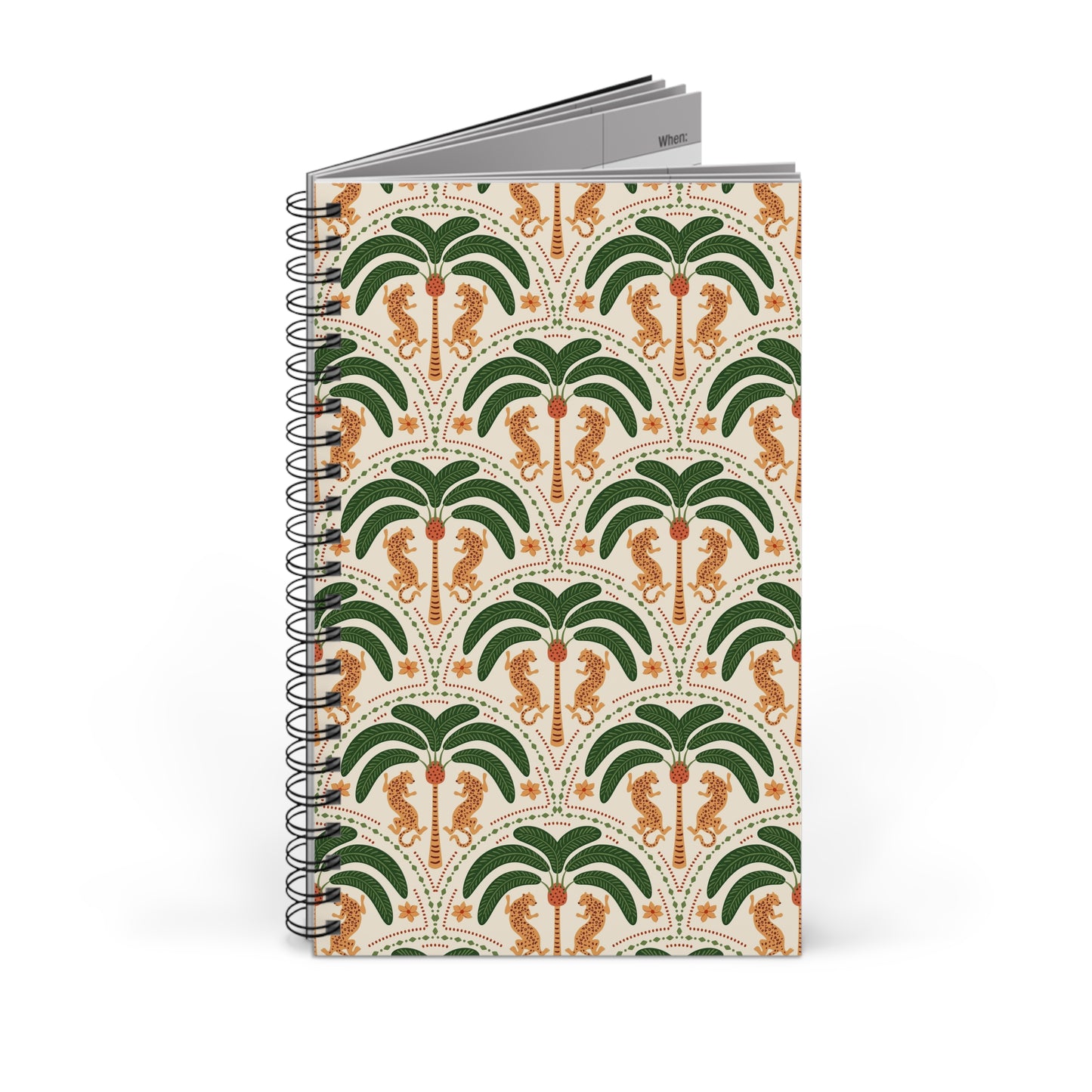 Tropical Leaf - Spiral Journal [Daily Planner]